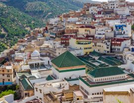 Lais Puzzle - Landschaft der heiligen Stadt Moulay Idriss, Marokko - 1.000 Teile