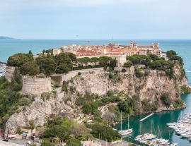 Lais Puzzle - Palast von Monaco vom exotischen Garten aus gesehen - 1.000 Teile
