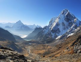 Lais Puzzle - Ama Dablan und Cholatse Gipfel von Dzongla, Chola Pass, Nepal - 1.000 Teile