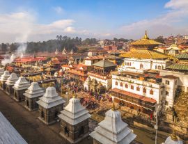 Lais Puzzle - Pashupatinath-Tempel am Bagmati-Fluss, Kathmandu, Nepal - 1.000 Teile