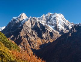 Lais Puzzle - Mera-Gipfel, höchster Trekking-Gipfel in der Everest-Region, Himalaya-Gebirge, Nepal. Panoramabanner Teil - 1.000 Teile