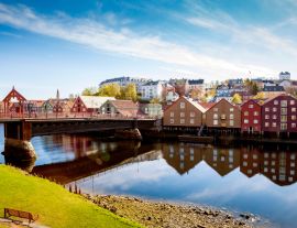 Lais Puzzle - Panorama von Trondheim, Norwegen - 1.000 Teile
