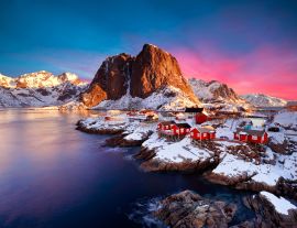 Lais Puzzle - Landschaft der norwegischen Lofoten - hamnoy - 1.000 Teile