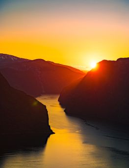 Lais Puzzle - Fjordlandschaft bei Sonnenuntergang, Norwegen - 1.000 Teile