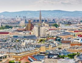 Lais Puzzle - Luftaufnahme des Stadtzentrums von Wien - 1.000 Teile