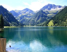 Lais Puzzle - Blick auf den Vilsalpsee im Tannheimer Tal in Österreich - 1.000 Teile