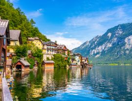 Lais Puzzle - Blick auf das berühmte Bergdorf Hallstatt in den österreichischen Alpen bei schönem Licht im Sommer, Salzkammergut, Hallstatt, Österreich - 1.000 Teile