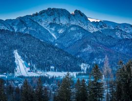 Lais Puzzle - Giewont-Gipfel in der Morgendämmerung in Zakopane im Winter, Tatra-Gebirge, Polen - 1.000 Teile