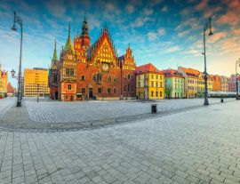 Lais Puzzle - Fantastische Morgenszene in Breslau auf dem Marktplatz, Polen, Europa - 1.000 Teile
