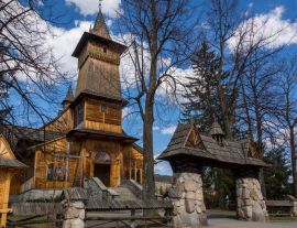 Lais Puzzle - Holzkirche in Koscielisko bei Zakopane, Kleinpolen, Polen - 1.000 Teile