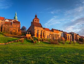 Lais Puzzle - Getreidespeicher von Grudziadz an der Weichsel bei Sonnenuntergang. Polen - 1.000 Teile
