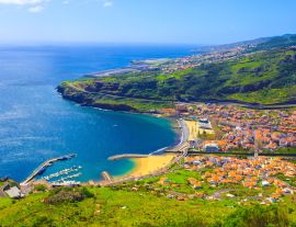 Lais Puzzle - Madeira Insel aus der Luft, Bucht von Machico, Reise schöne Orte in Portugal Inseln - 1.000 Teile
