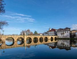 Lais Puzzle - Römische Brücke über den Fluss Tamega in Chaves, Portugal - 1.000 Teile