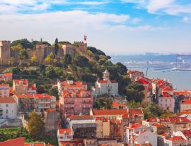 Lais Puzzle - Historisches Zentrum von Lissabon an einem sonnigen Tag, Portugal - 1.000 Teile