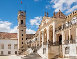Lais Puzzle - Blick auf die alte Universität von Coimbra - 1.000 Teile
