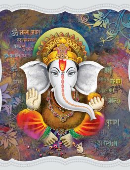 Lais Puzzle - Hochauflösende indische Götter Ganesha digitale Malerei - 1.000 Teile