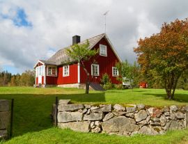 Lais Puzzle - Traditionelles rotes schwedisches Landhaus - 1.000 Teile