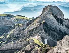 Lais Puzzle - Bergblick vom Säntis, Schweiz, Schweizer Alpen - 1.000 Teile