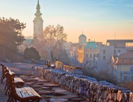 Lais Puzzle - Belgrad. Blick von der Kalemegdan-Promenade auf alte Wahrzeichen der Stadt - 1.000 Teile
