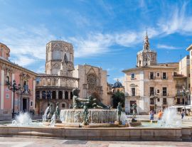 Lais Puzzle - Ansichten der verschiedenen Gebäude und Straßen der Stadt Valencia, Spanien - 1.000 Teile