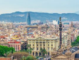 Lais Puzzle - Barcelona Attraktionen, Stadtbild von Barcelona, Katalonien, Spanien - 1.000 Teile