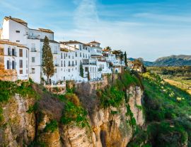 Lais Puzzle - Das Dorf Ronda in Andalusien, Spanien. Blick von der Brücke - 1.000 Teile
