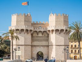 Lais Puzzle - Torre de Serranos Tor in Valencia, Spanien - 1.000 Teile