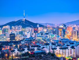 Lais Puzzle - Stadtbild von Seoul in der Dämmerung in Südkorea - 1.000 Teile