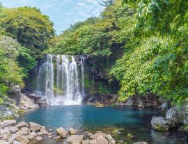 Lais Puzzle - Cheonjeyeon-Wasserfall, Insel Jeju, Südkorea - 1.000 Teile