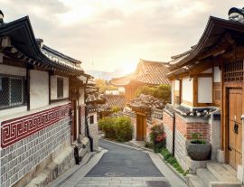 Lais Puzzle - Traditionelle koreanische Architektur im Hanok-Dorf Bukchon in Seoul, Südkorea - 1.000 Teile