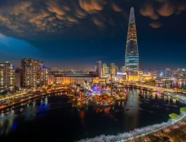 Lais Puzzle - Nächtliches Stadtbild von Seoul - 1.000 Teile