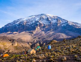 Lais Puzzle - Zelten auf dem Kilimandscharo, um die Gletscher in Tansania, Afrika, zu sehen - 1.000 Teile