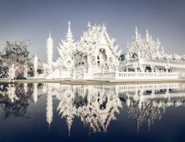 Lais Puzzle - Wat Rong Khun Der berühmte Weiße Tempel in Chiang Rai, Thailand - 1.000 Teile