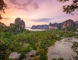 Lais Puzzle - Schöner Blick auf den Railay Strand, Krabi, Thailand von oben - 1.000 Teile