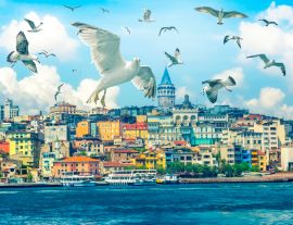 Lais Puzzle - Das Goldene Horn gegen den Galata-Turm, Istanbul, Türkei - 1.000 Teile