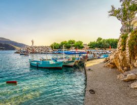 Lais Puzzle - Der Strand in der Stadt Kalkan in der Türkei - 1.000 Teile