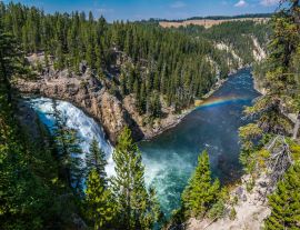 Lais Puzzle - Obere Wasserfälle des Yellowstone Canyon - 1.000 Teile