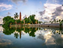 Lais Puzzle - Tran-Quoc-Pagode, der älteste Tempel in Hanoi, Vietnam - 1.000 Teile