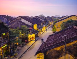Lais Puzzle - blick über die antike stadt hoi an in vietnam, eine unesco-welterbestätte - 1.000 Teile