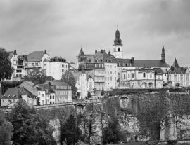 Lais Puzzle - Luxemburg in schwarz weiß - 1.000 Teile