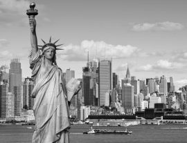 Lais Puzzle - Freiheitsstatue in schwarz weiß - 1.000 Teile