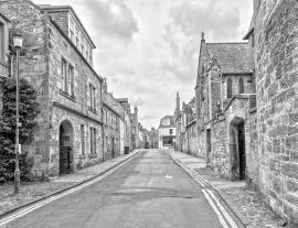 Lais Puzzle - Impression von St Andrews in Schottland in schwarz weiß - 1.000 Teile