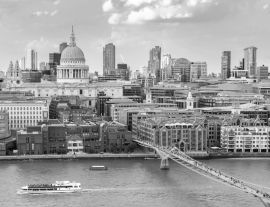 Lais Puzzle - Londoner St. Pauls Kathedrale in schwarz weiß - 1.000 Teile