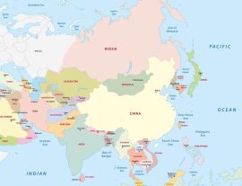 Lais Puzzle - Landkarte Asien - 1.000 Teile