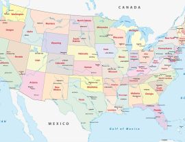 Lais Puzzle - USA Karte - 1.000 Teile