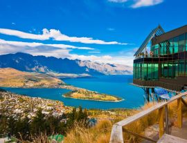 Lais Puzzle - Stadtbild von Queenstown mit dem Wakatipu-See von oben, Neuseeland - 1.000 Teile