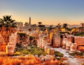 Lais Puzzle - Blick auf den Karnak-Tempel am Abend - Luxor, Ägypten - 1.000 Teile