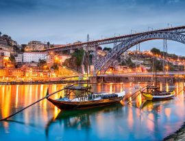 Lais Puzzle - Porto, Portugal Skyline am Fluss Douro - 1.000 Teile