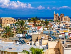 Lais Puzzle - Altstadt von Famagusta (Gazimagusa), Panoramablick. Zypern - 1.000 Teile