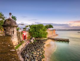 Lais Puzzle - San Juan, Puerto Rico Karibikküste entlang des Paseo de la Princesa - 1.000 Teile